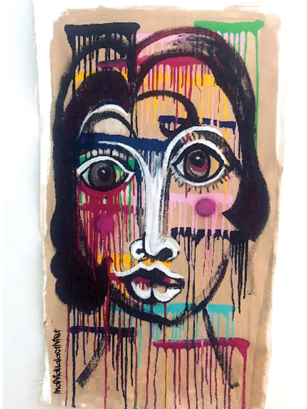 Fine Art Original print signed and dated by @individualactivist artisit